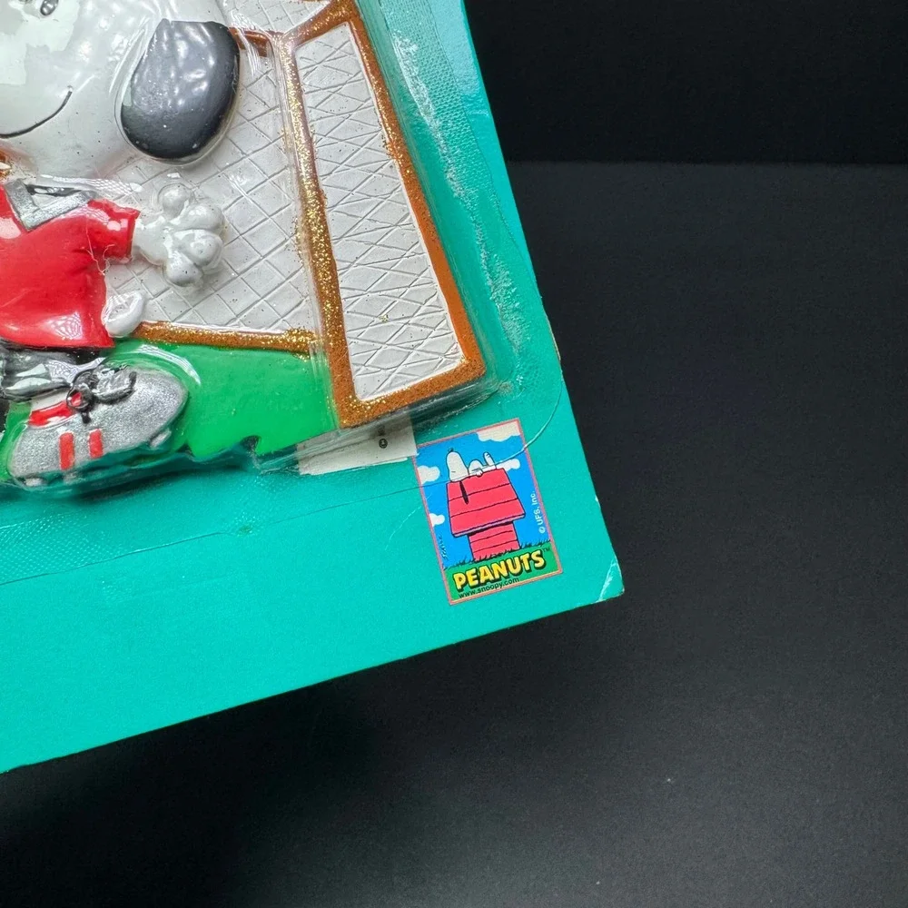 Peanuts Snoopy Soccer Ornament Kurt S‎ Adler Christmas Holiday Decoration NEW